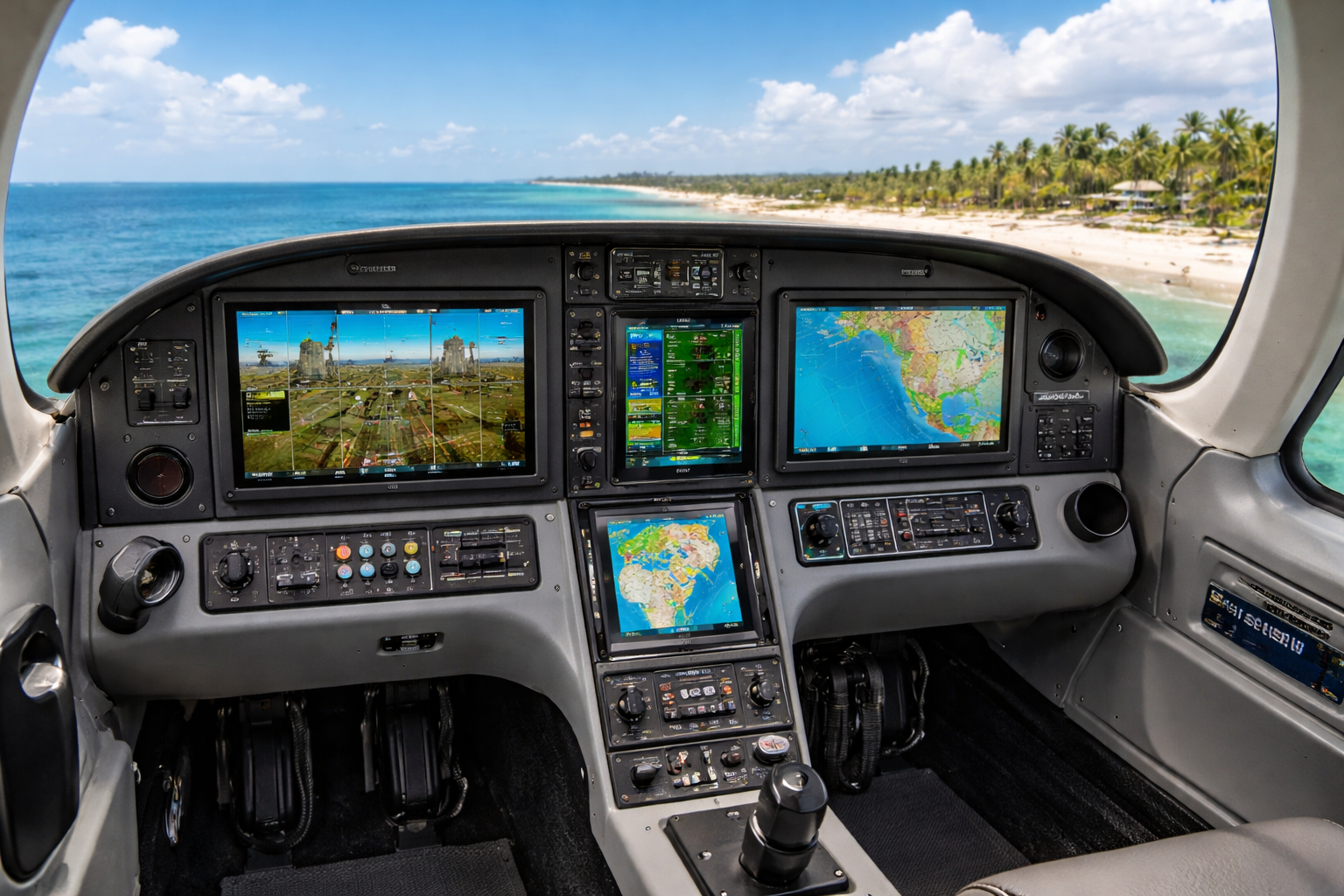 Garmin avionics installation South Florida glass cockpit upgrade